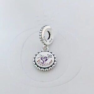Pandora Passholder Charm Flower and Garden Charm Festival Charm